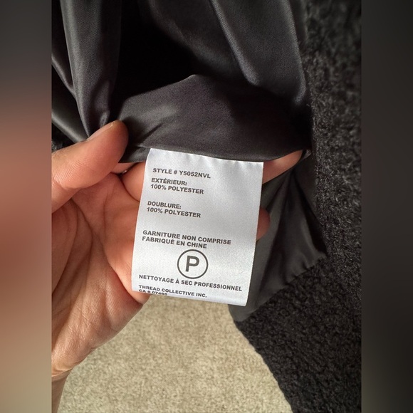 $260 NVLT Anthropologie Flat Bouclé Overcoat (new with tag) - Picture 12 of 14